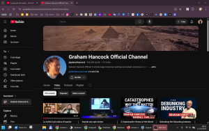 Graham Hancock YouTube Channel